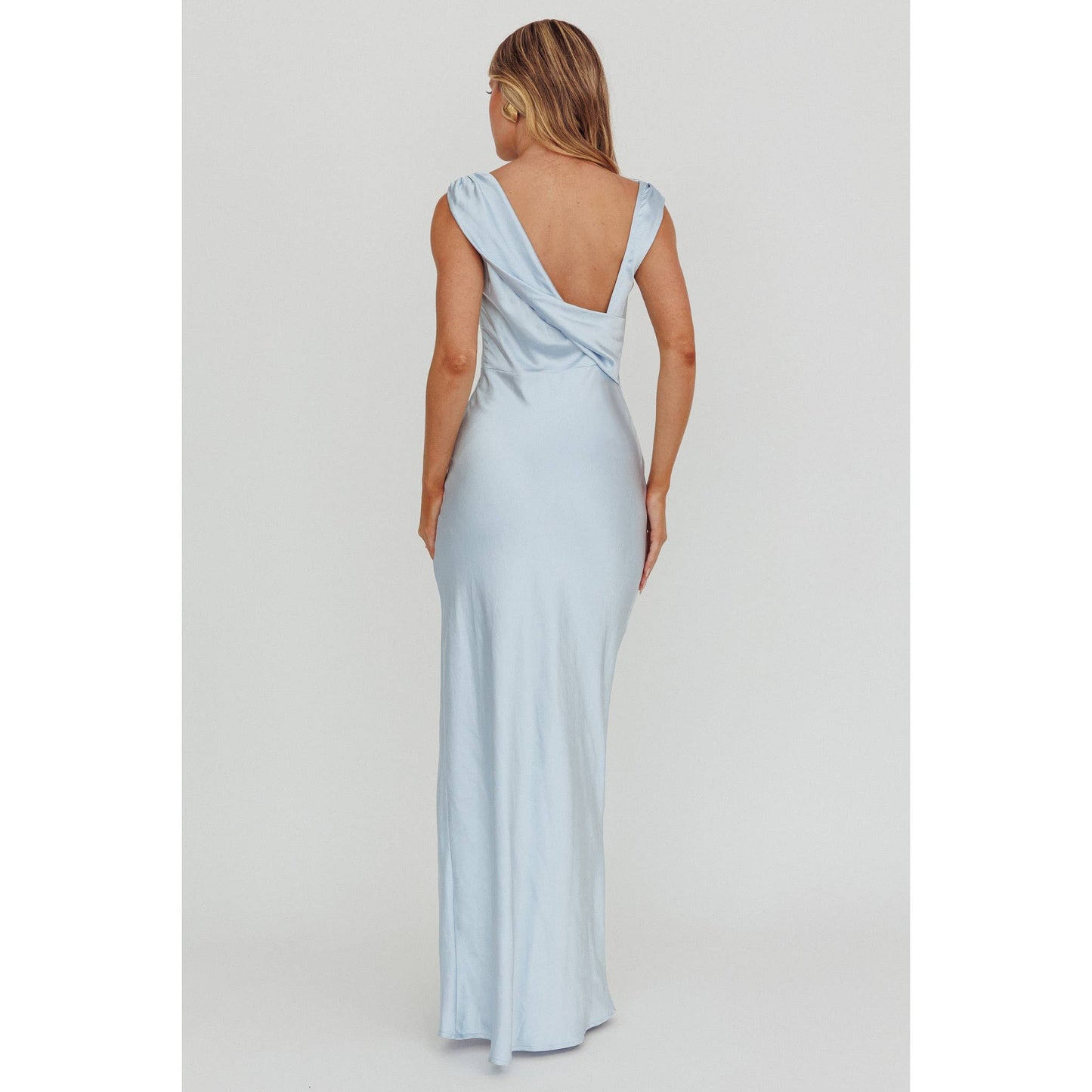 allie long dress ALLIE MAXI-BLACK Black / XL