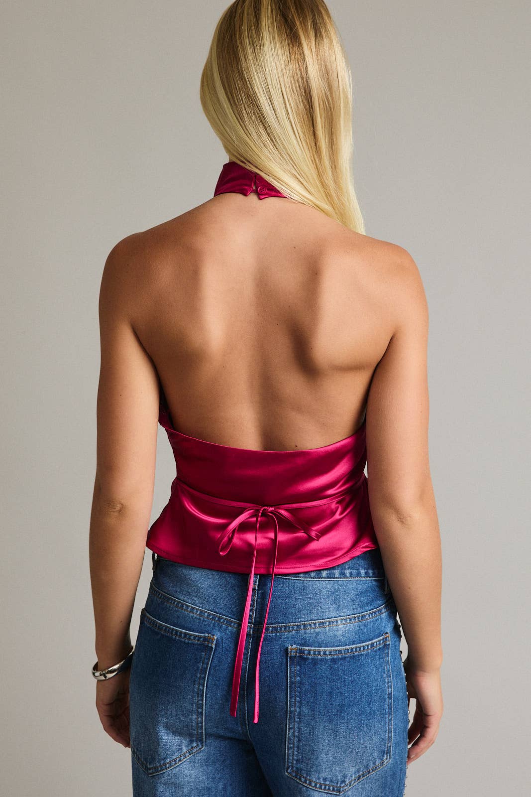 Colleen Satin Top