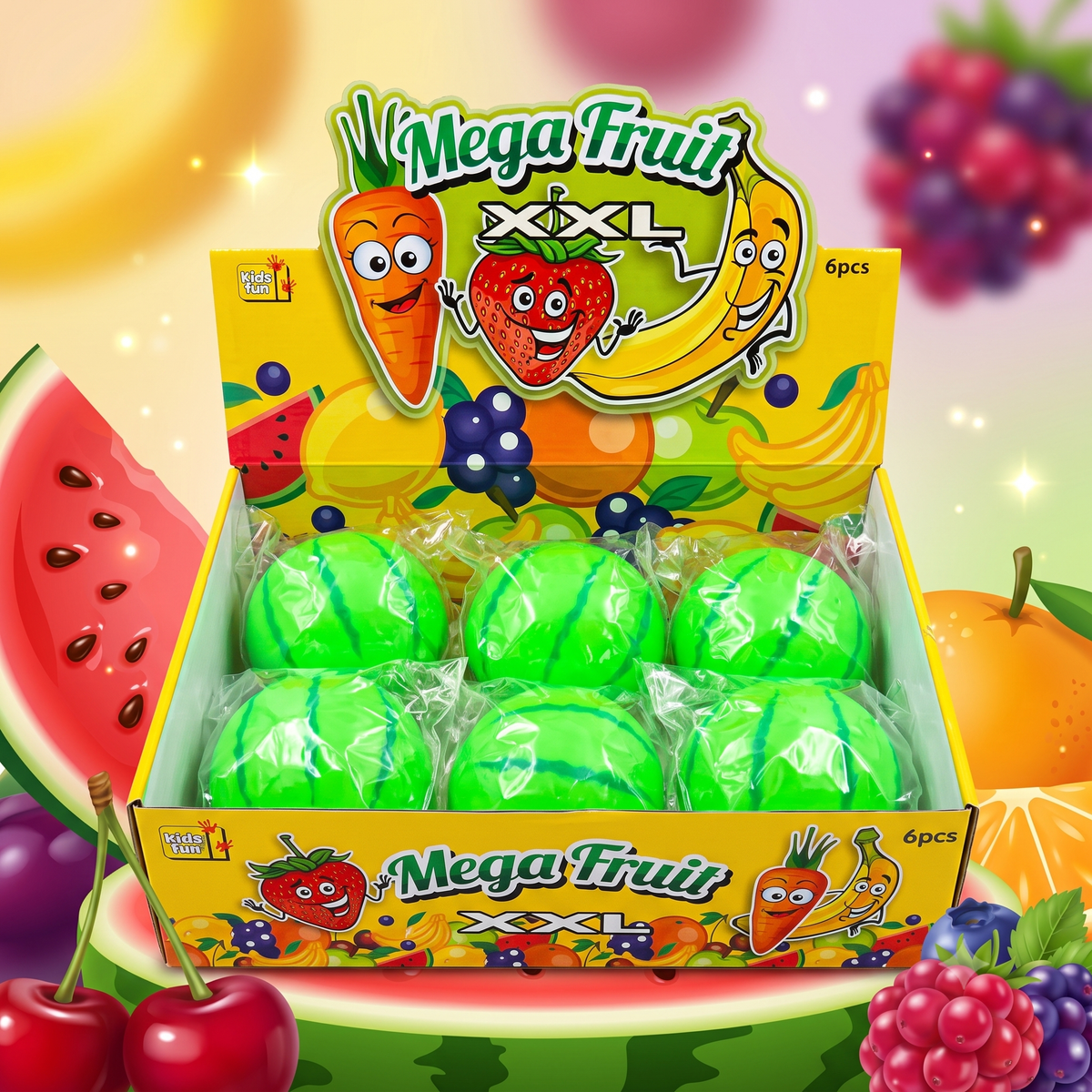 5" Jumbo Watermelon Squishy