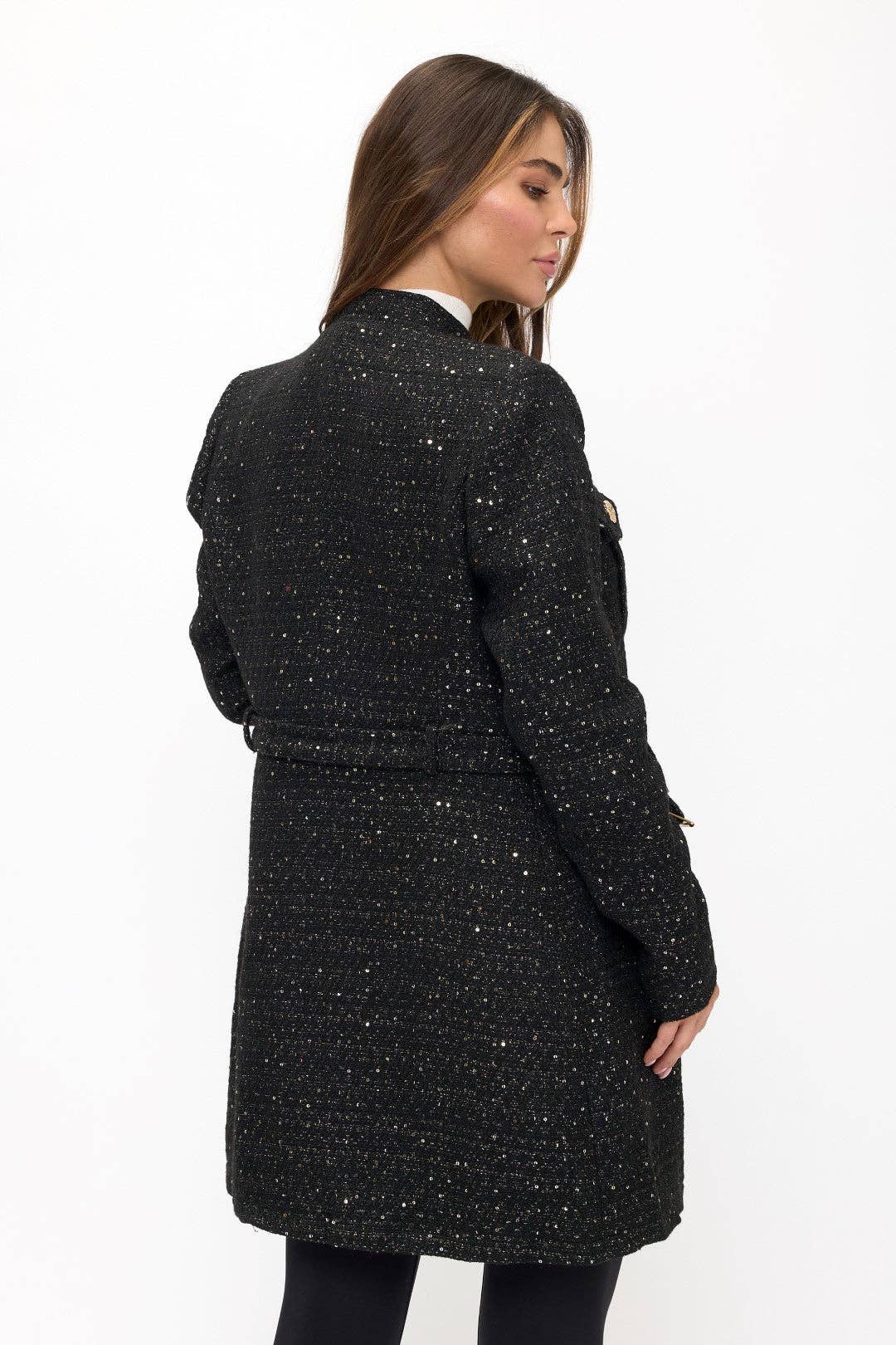 Vivienne Tweed Longline Coat