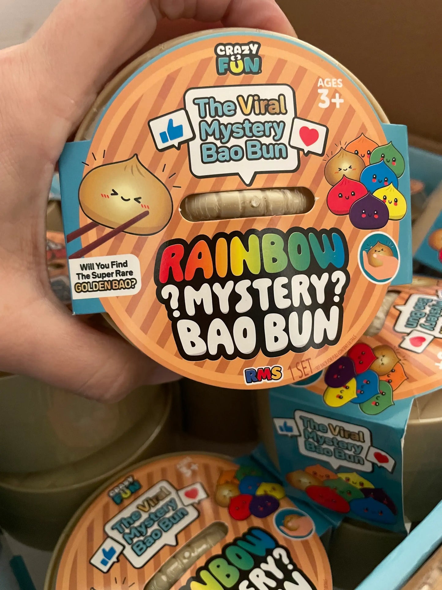 RMS® Crazy Fun™ Mystery Bao Bun – Rare Rainbow Chase- *Final Sale*