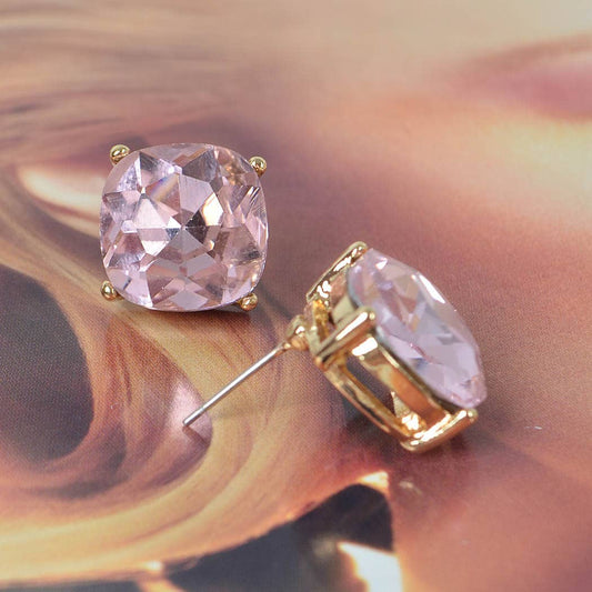 Sia Stud Earring- Pink