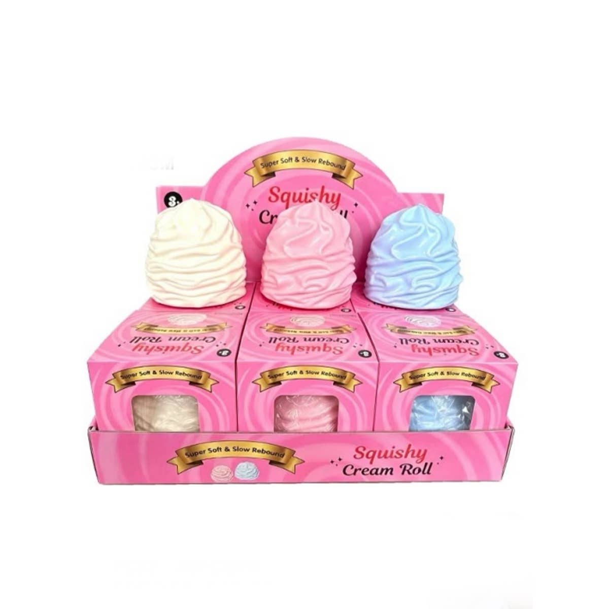 Jumbo Cream Roll Squishy