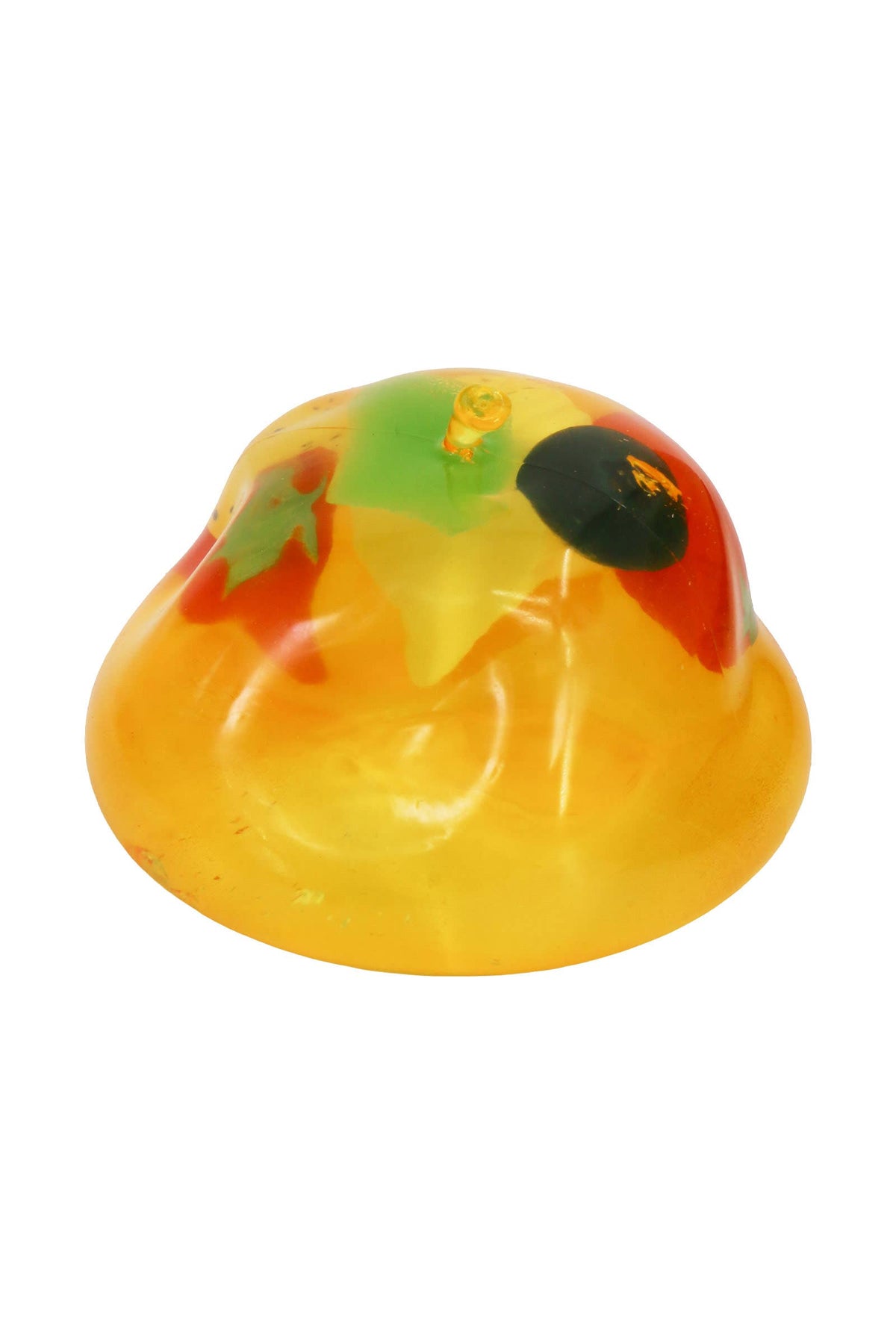 Large 3 Inch Coconut Oil Jelly Apple Fruit Zero Rebound Squishy
