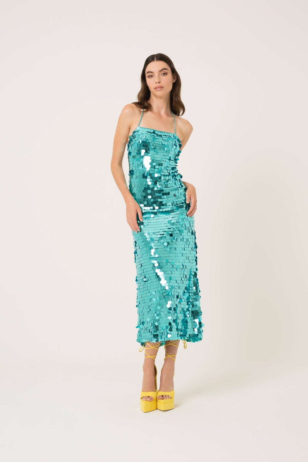 Monique Sequin Midi Dress