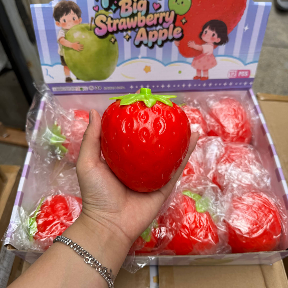 Squishy Large Strawberry Dough Ball