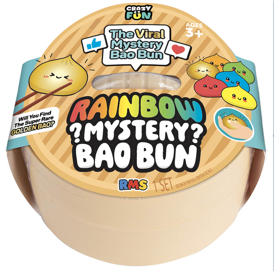 RMS® Crazy Fun™ Mystery Bao Bun – Rare Rainbow Chase- *Final Sale*