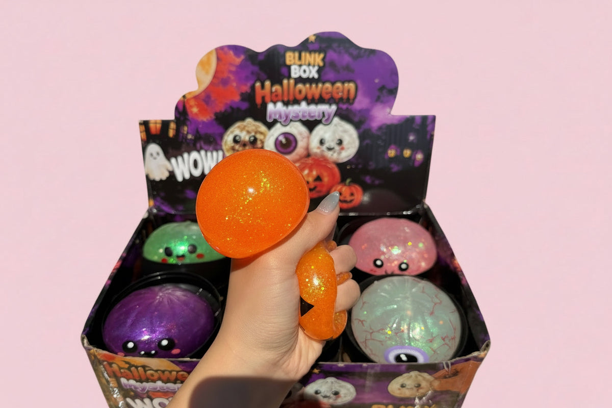 Halloween Gel Glitter Dumpling Squishy