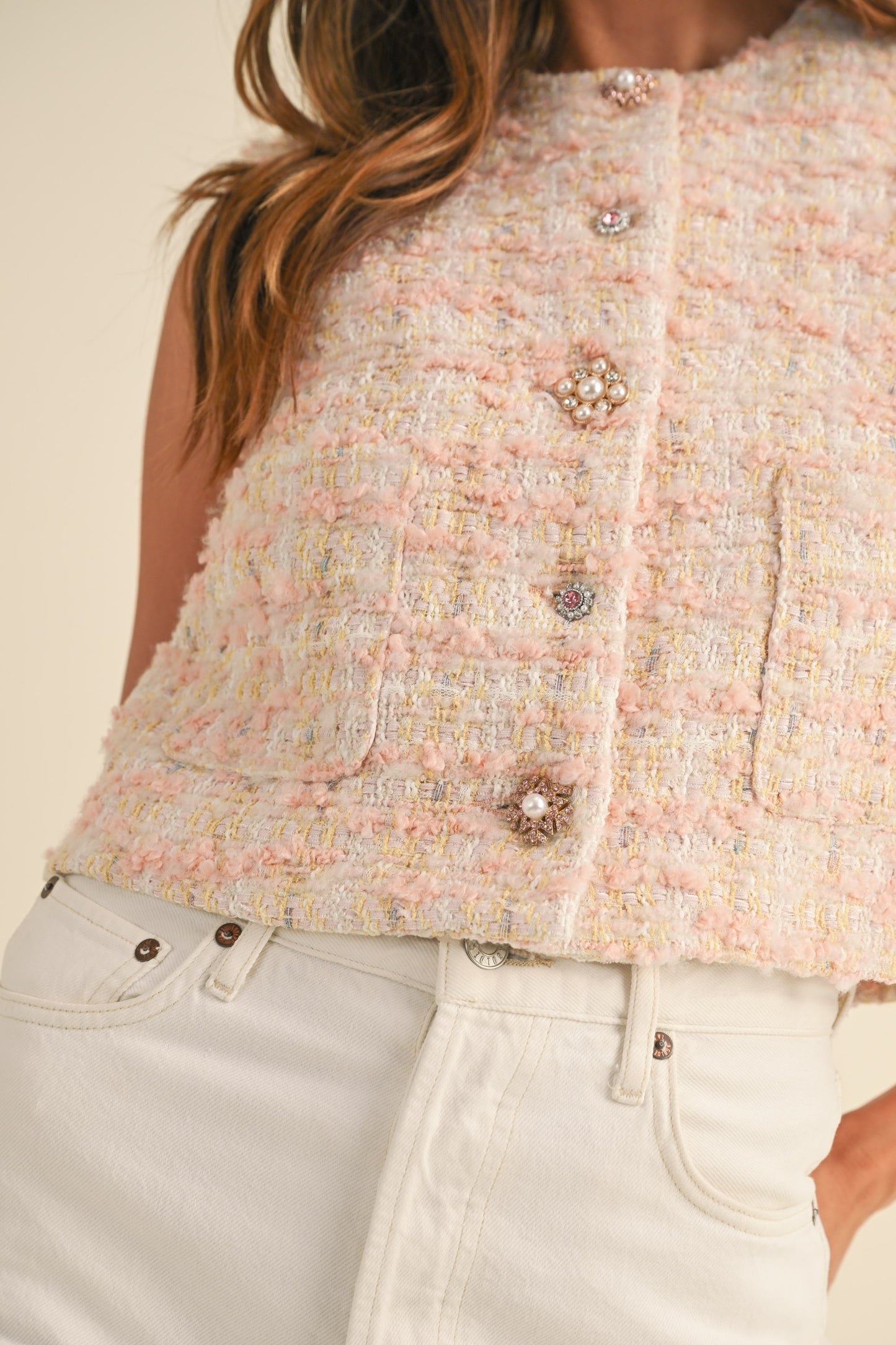 Chantal Tweed Vest