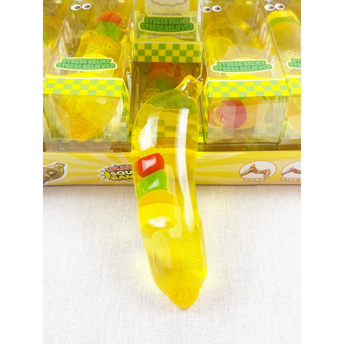 Clear Banana Slow Rising Squishy