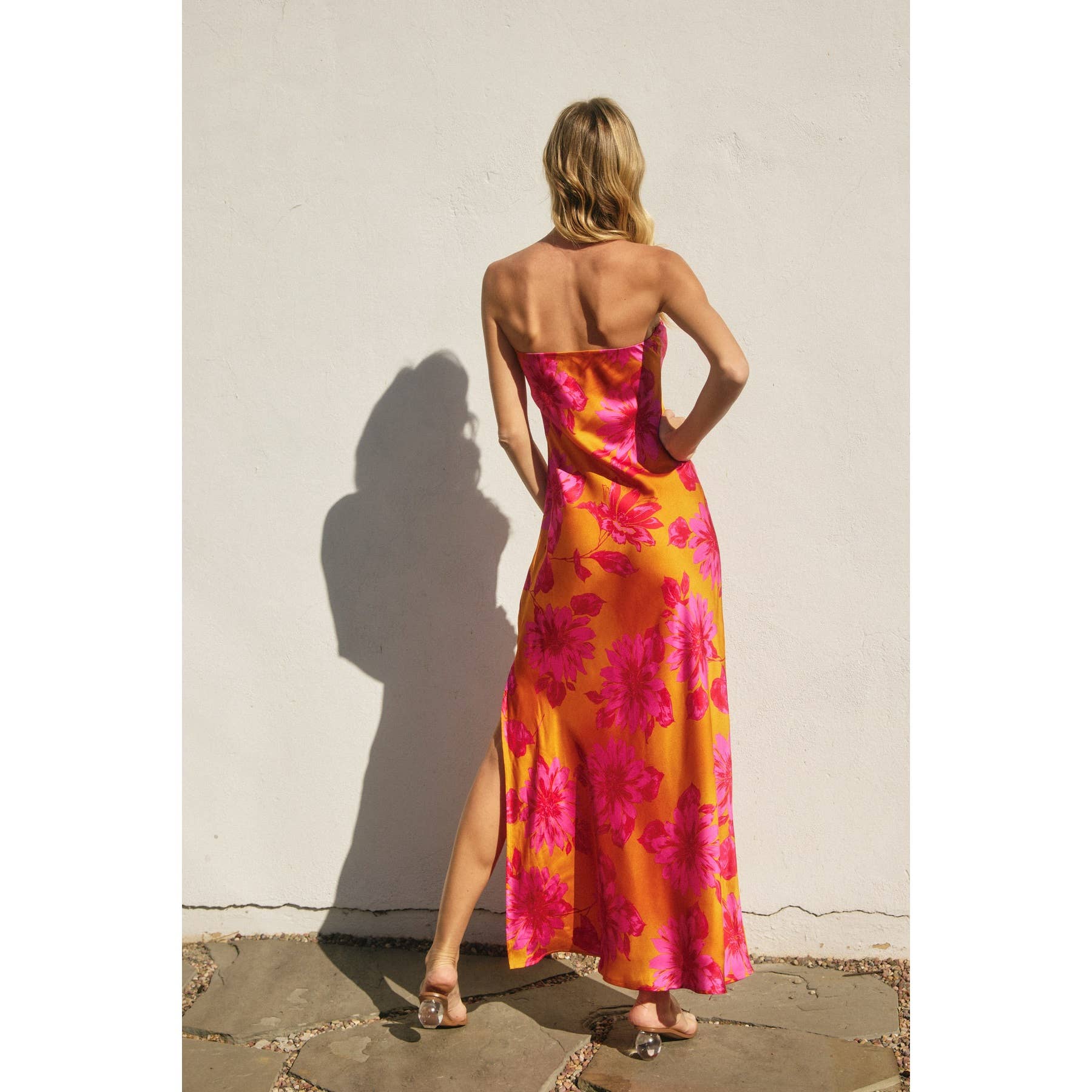 mango red strapless dress Strapless dress with sweetheart neckline