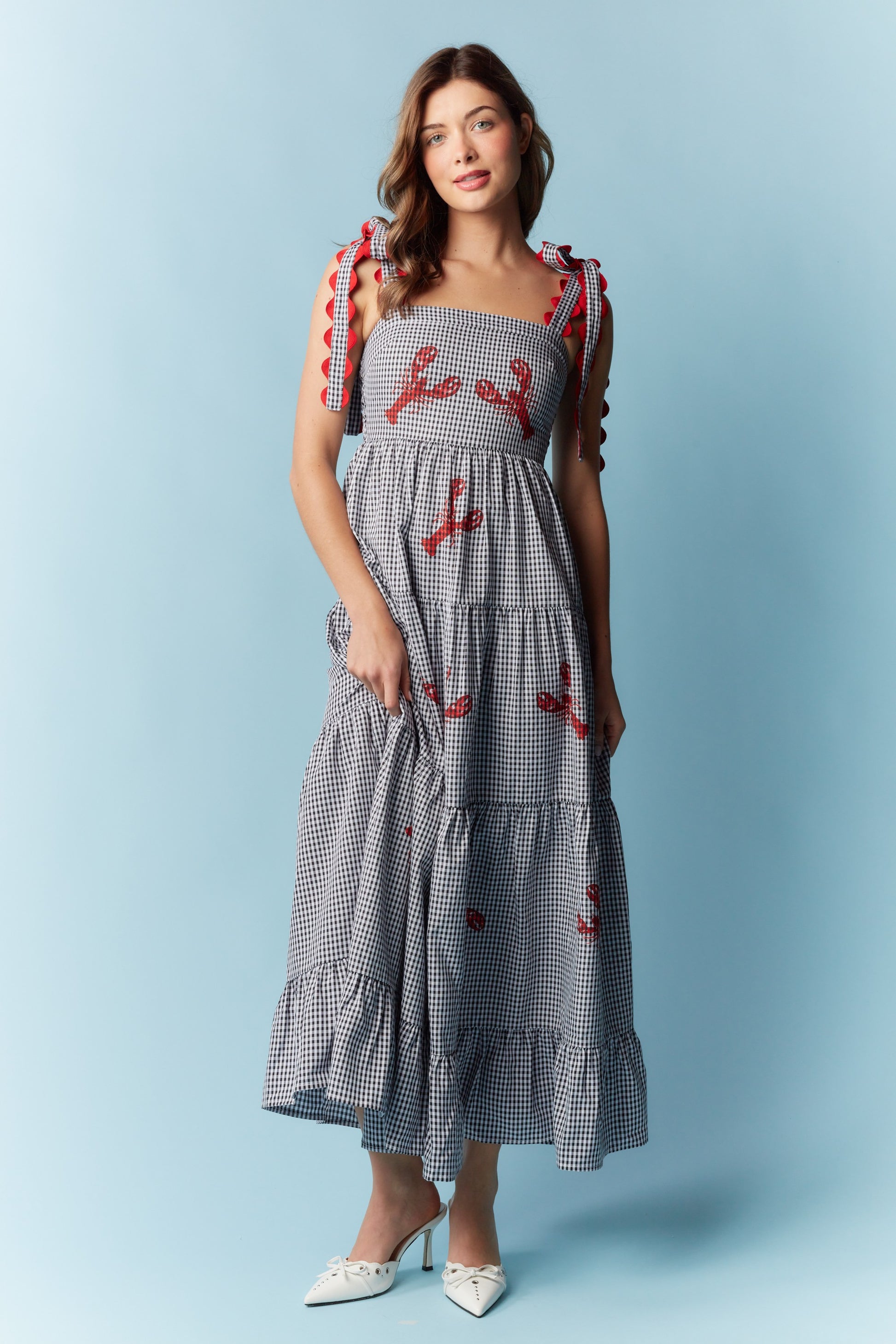 Louise Lobster Dress – Gilded Swan Boutique Louise Lobster Dress – Gilded Swan Boutique