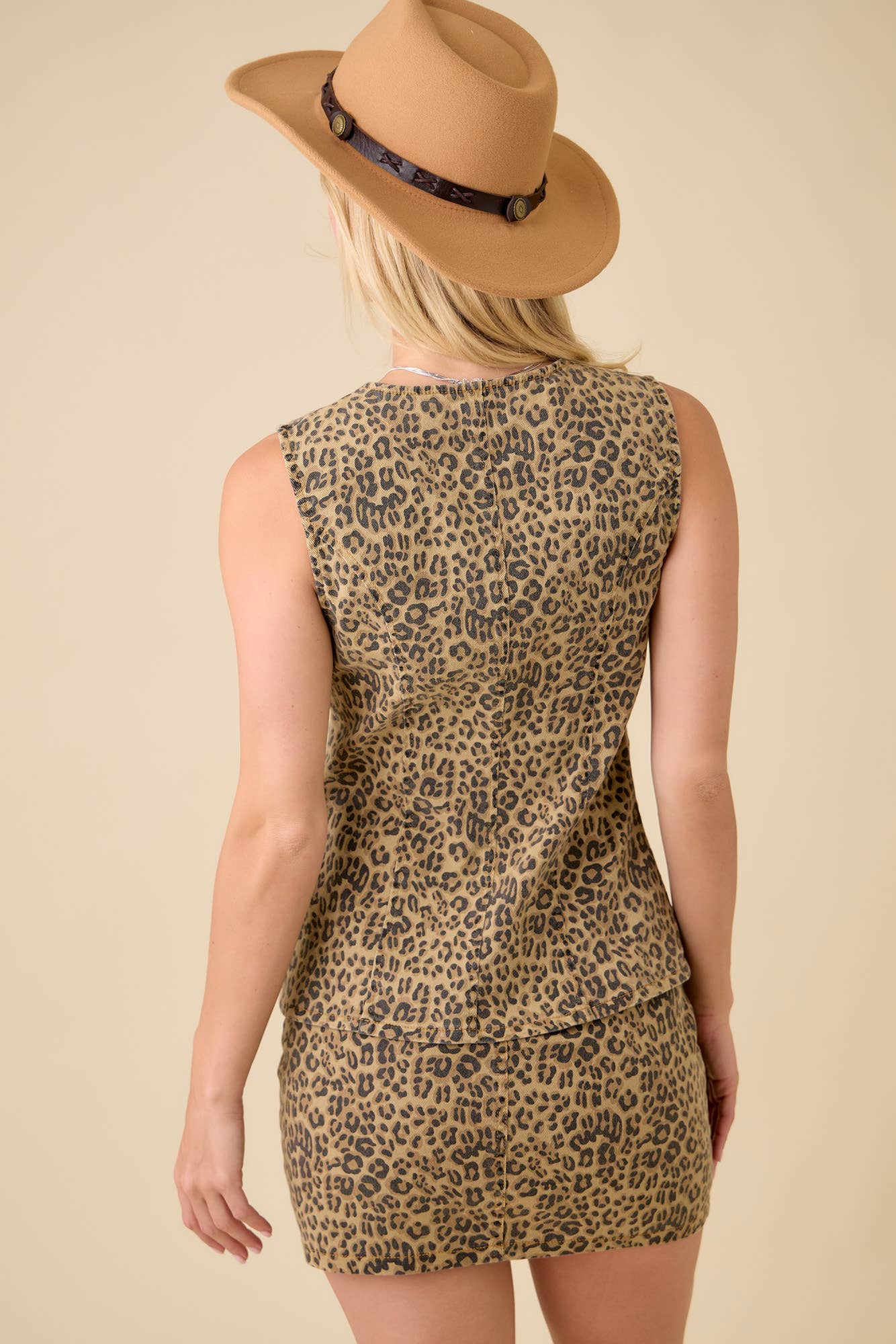 Lola Leopard Vest Top