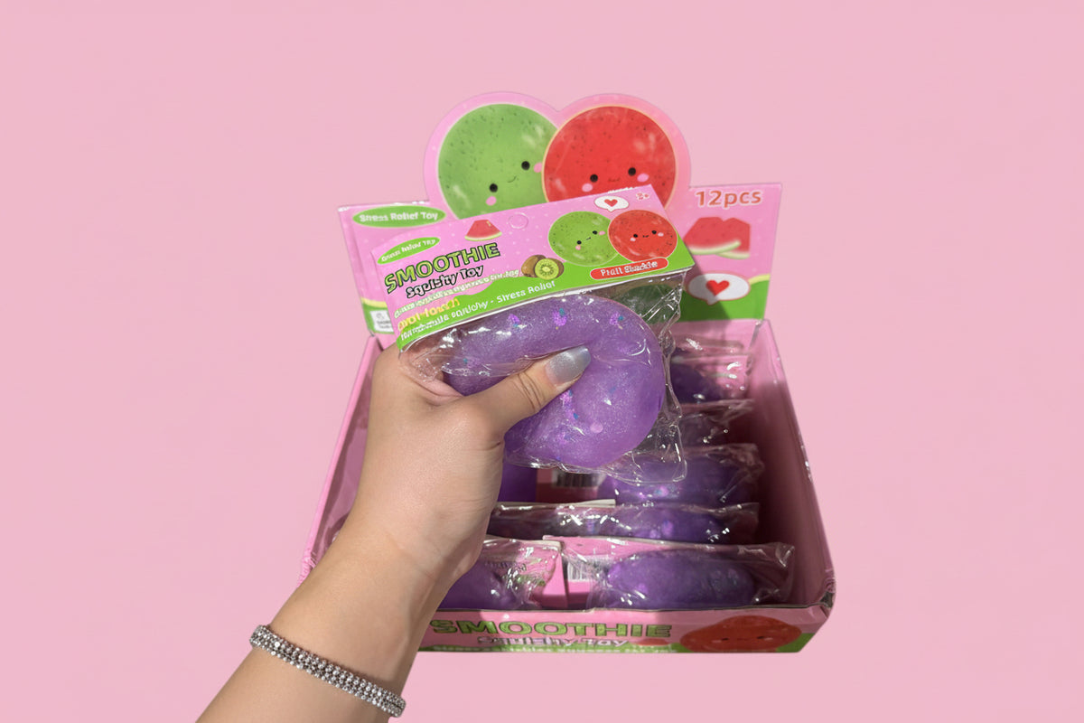 Grape Fruit Icy Slush Ball Squishy