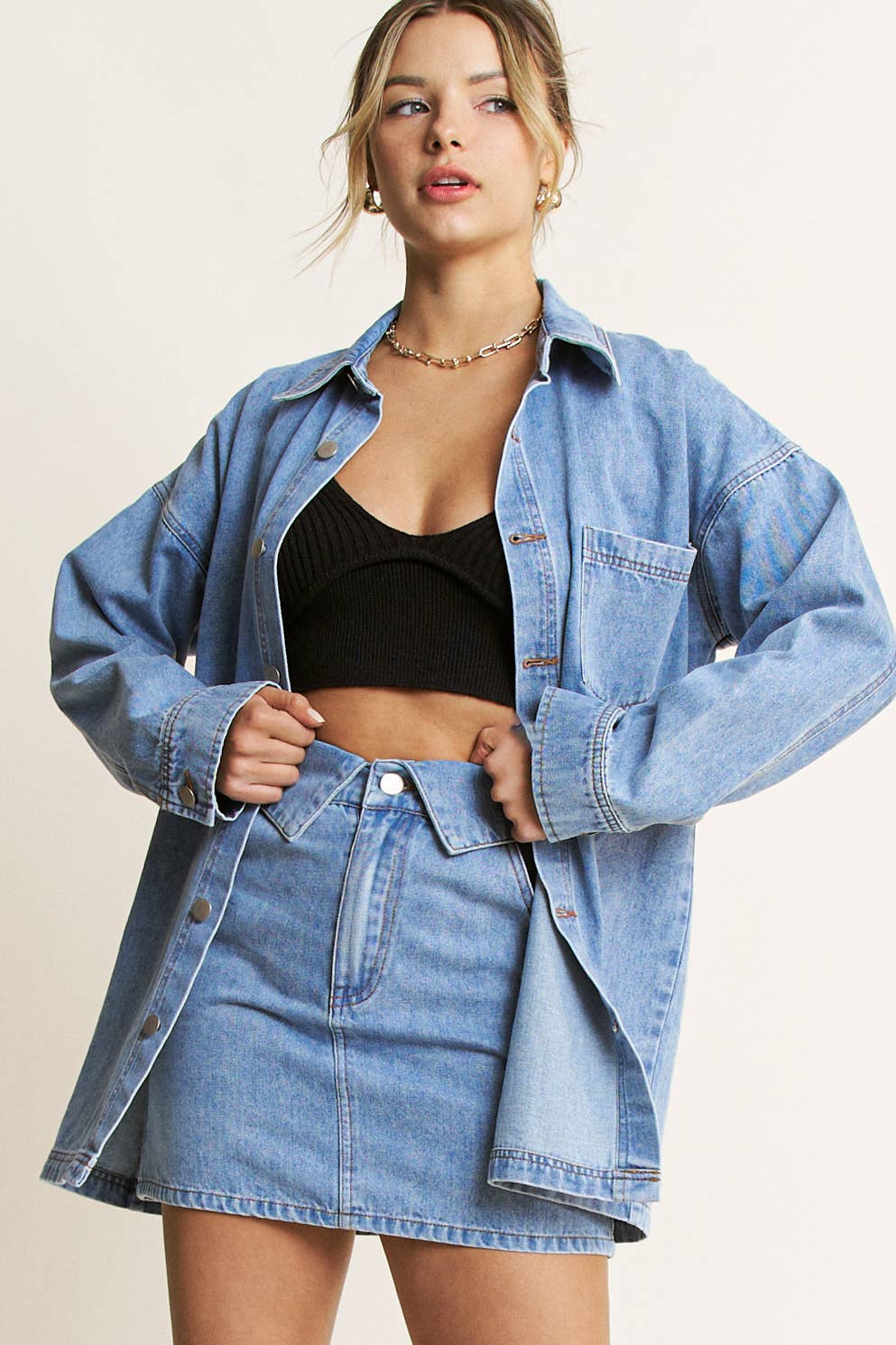 Cooper Denim Shacket