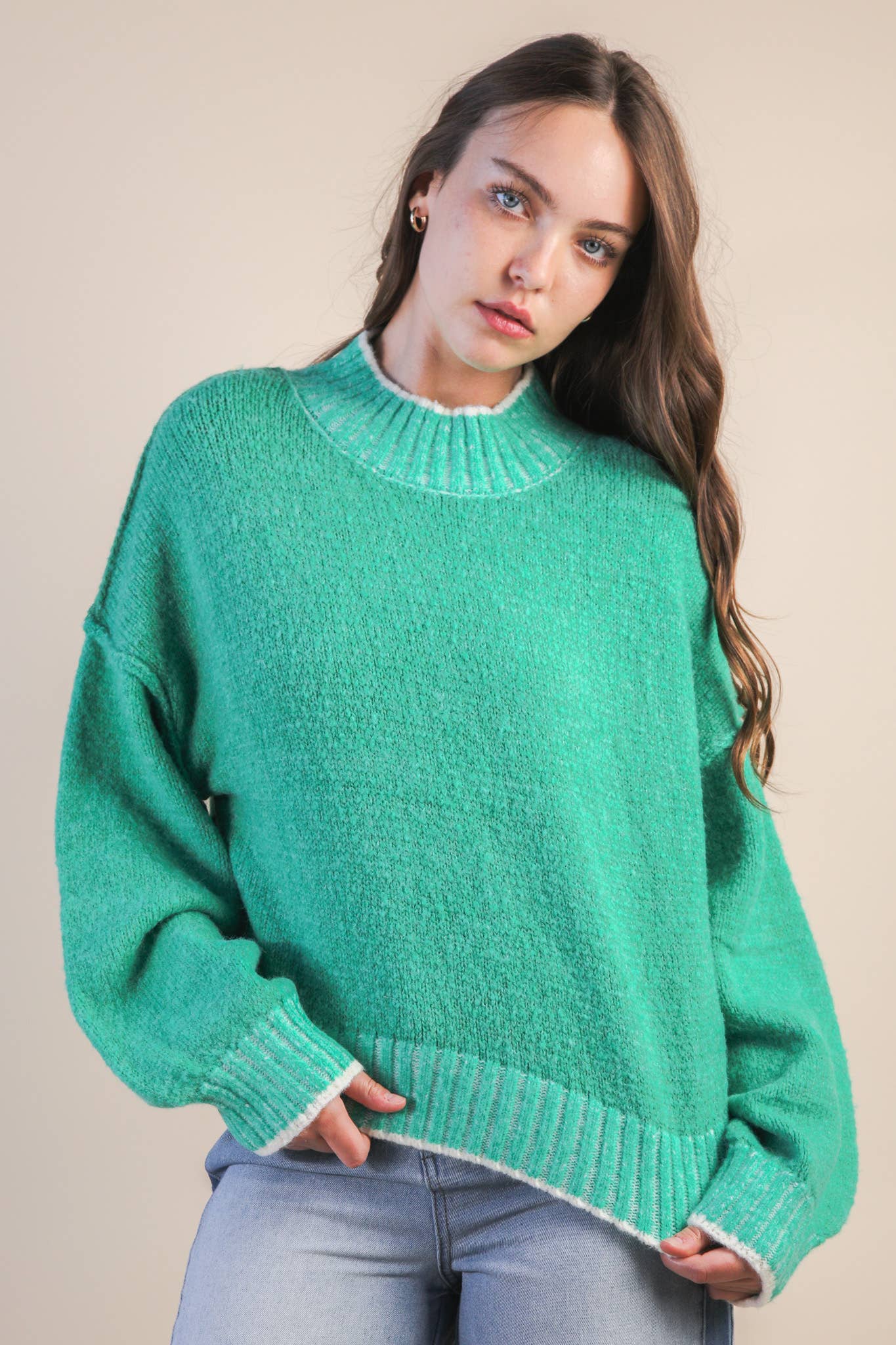 Nanette Sweater- Sky