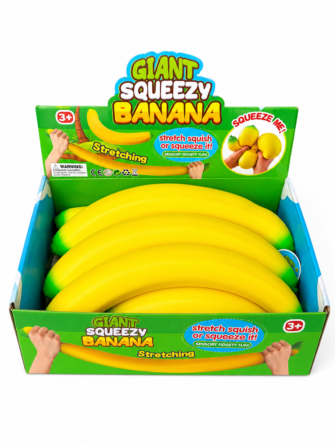 Giant Squeezy Banana Squishy– 15”