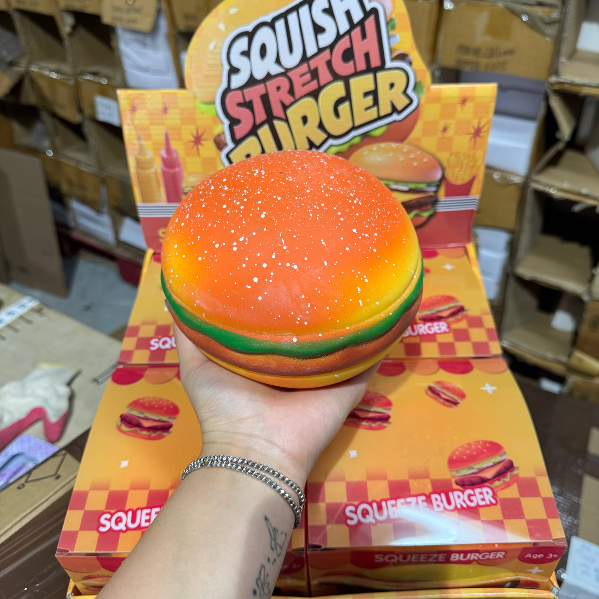 Jumbo Burger Squishy