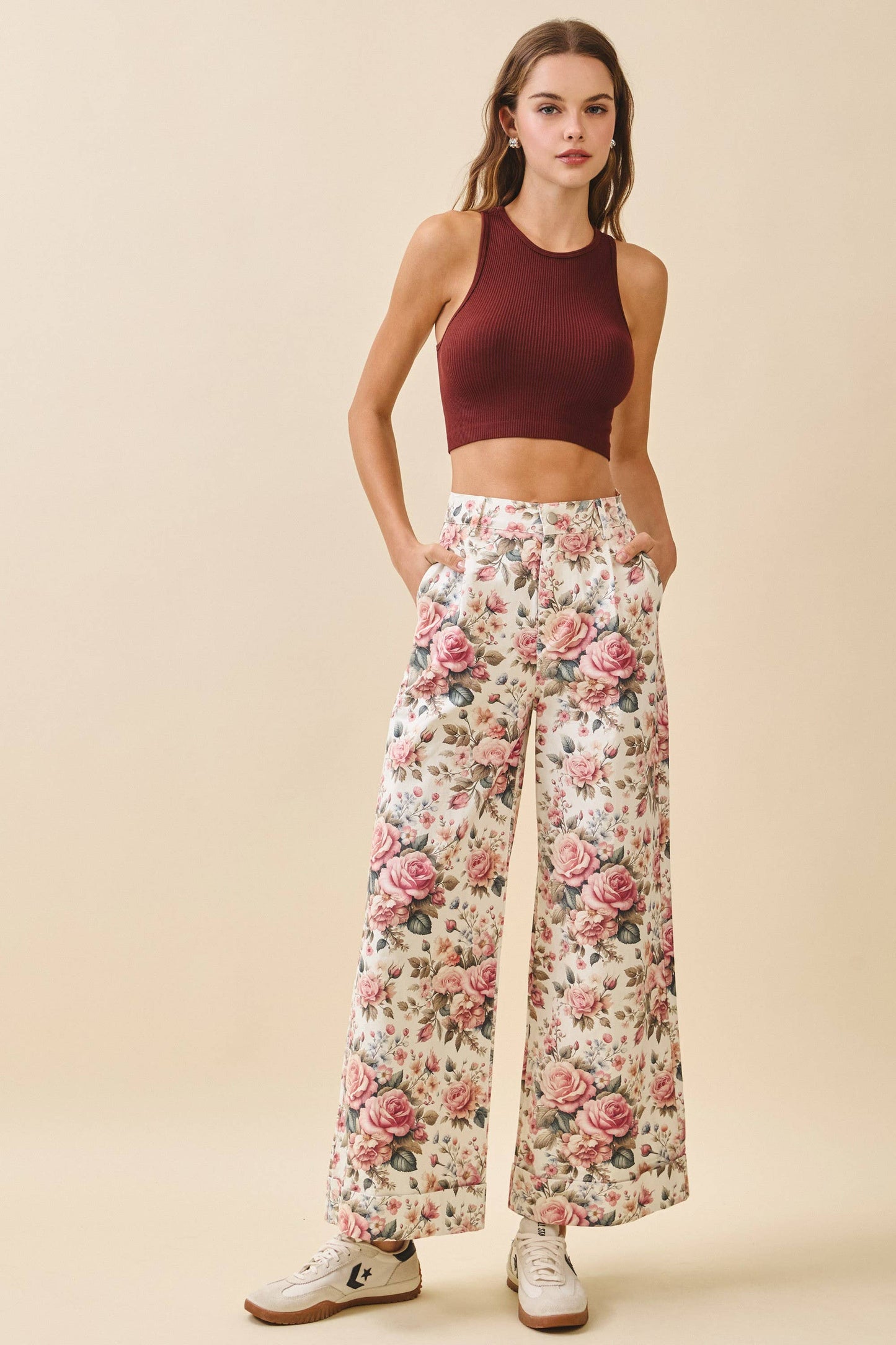 Marie Floral Pants