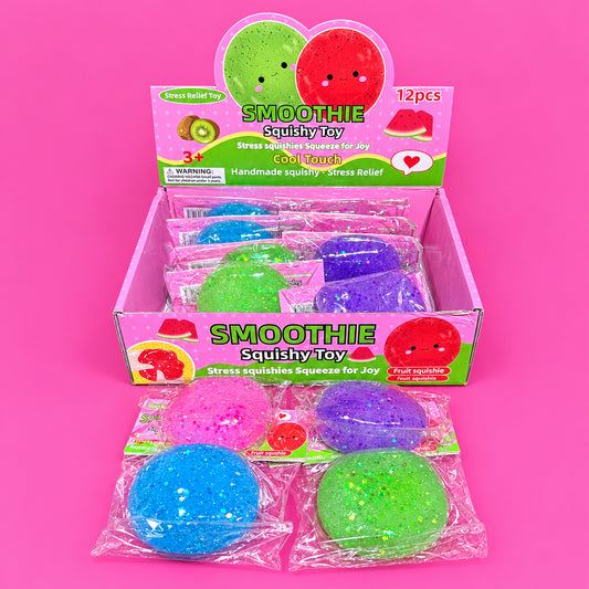 Glitter Icy Slushy Ball Squishy