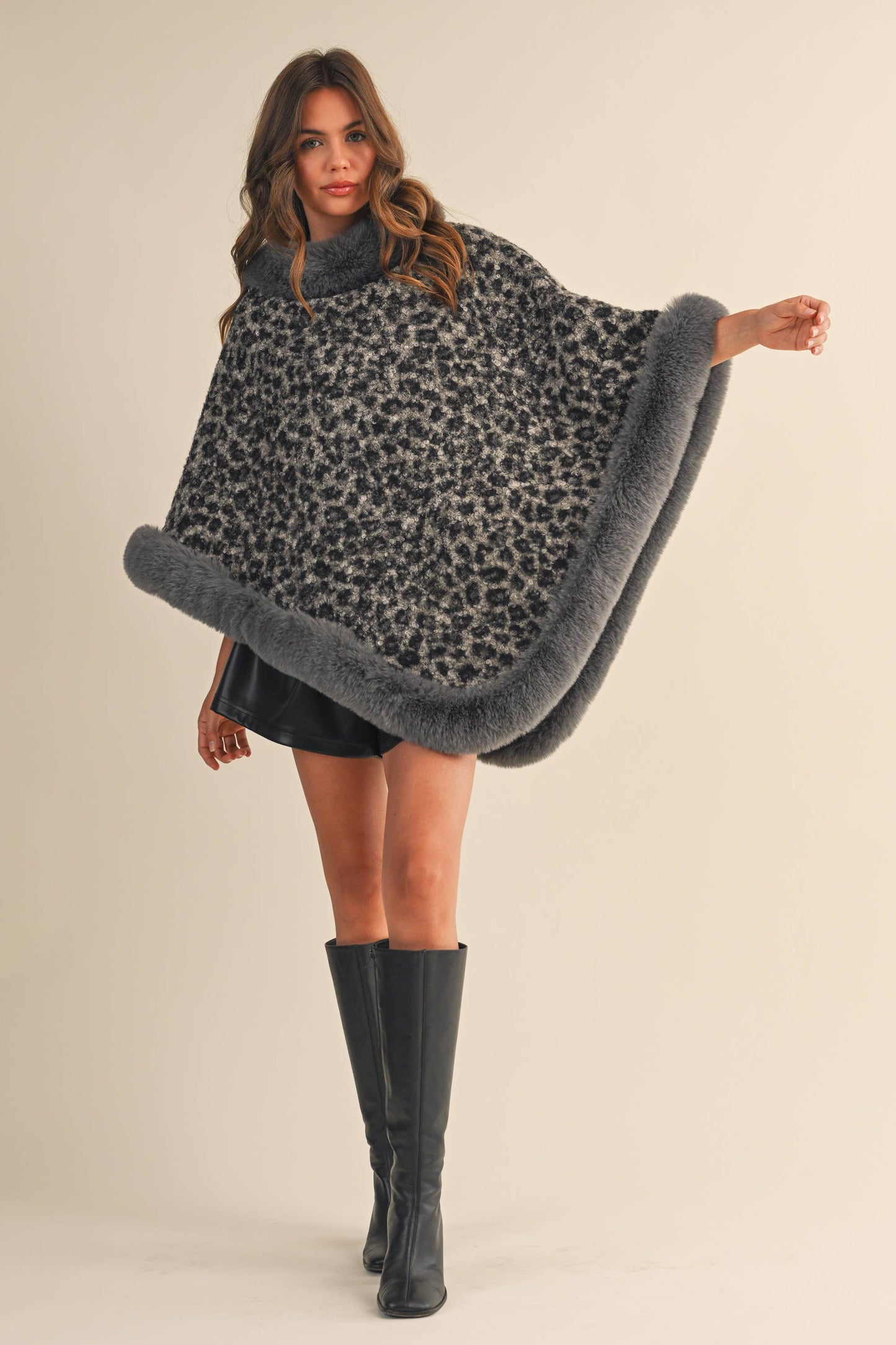Wild About You Fur Poncho