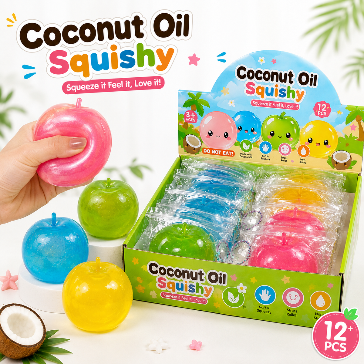 Coconut Oil Squishy Apple