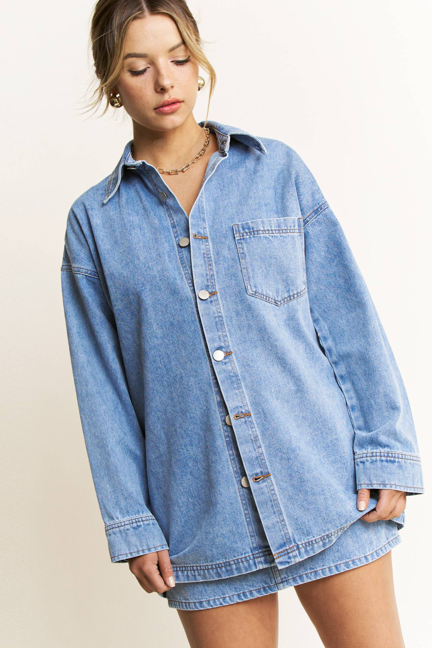 Cooper Denim Shacket