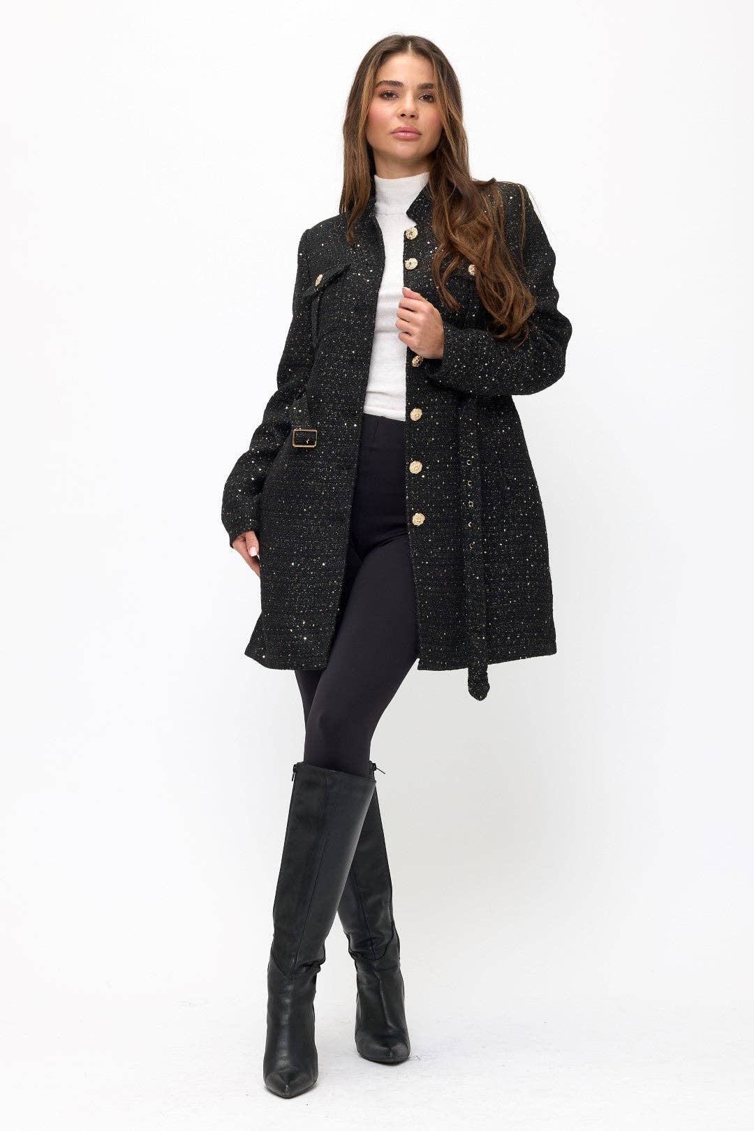 Vivienne Tweed Longline Coat