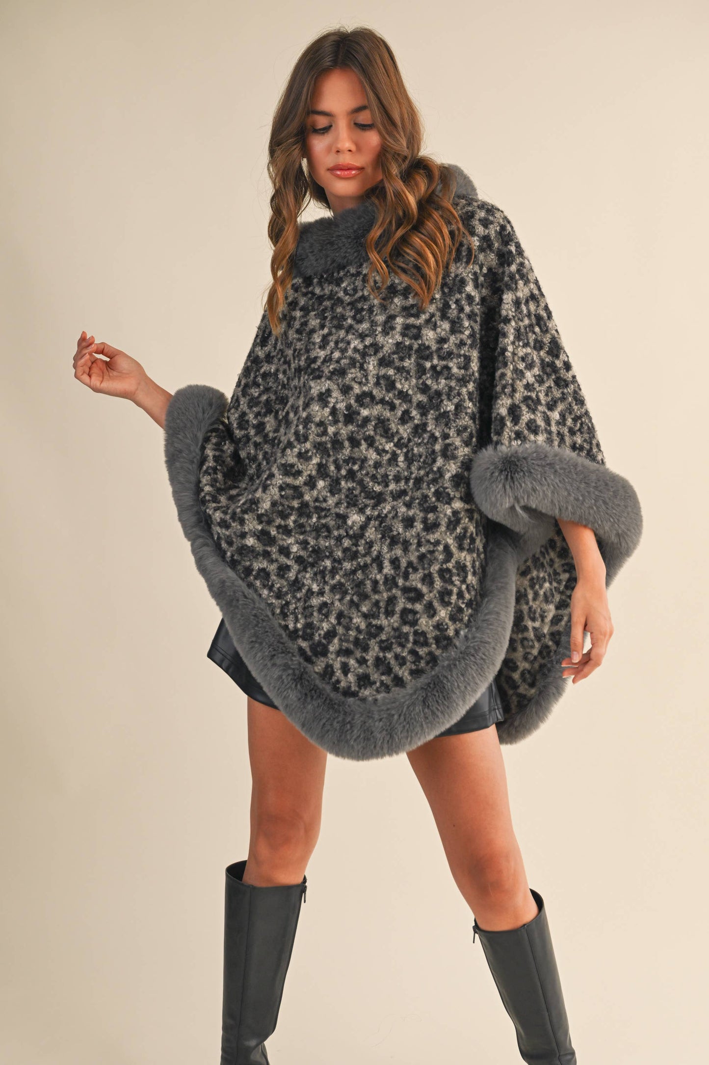 Wild About You Fur Poncho