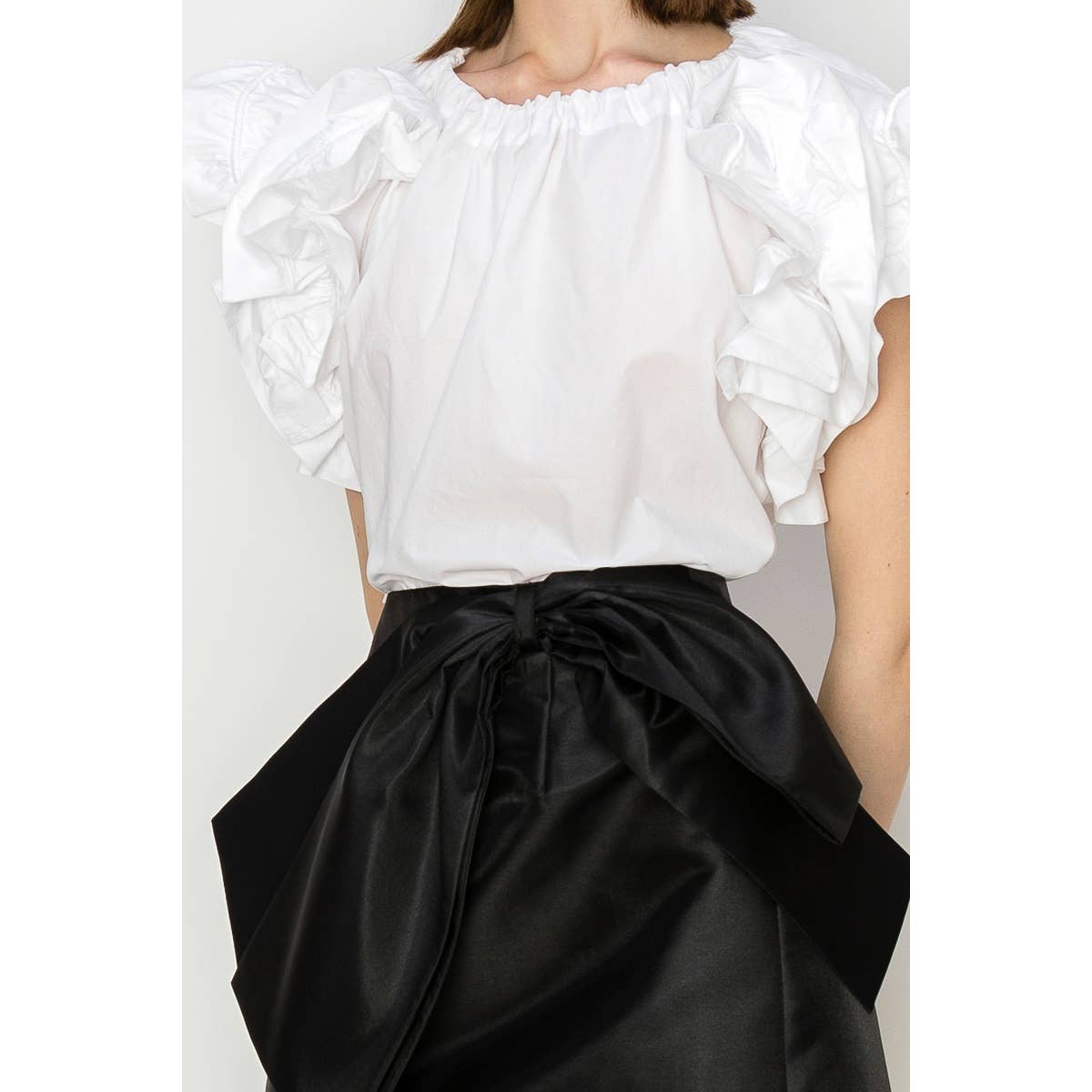 Connor Ruffle Sleeve Top