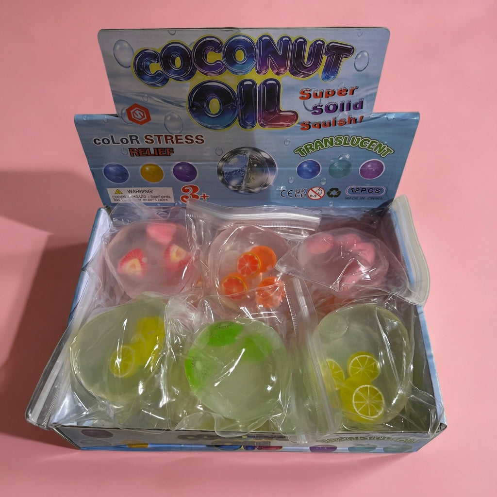 Coconut Oil Vaseline Mixed Fruit Ball Squishy