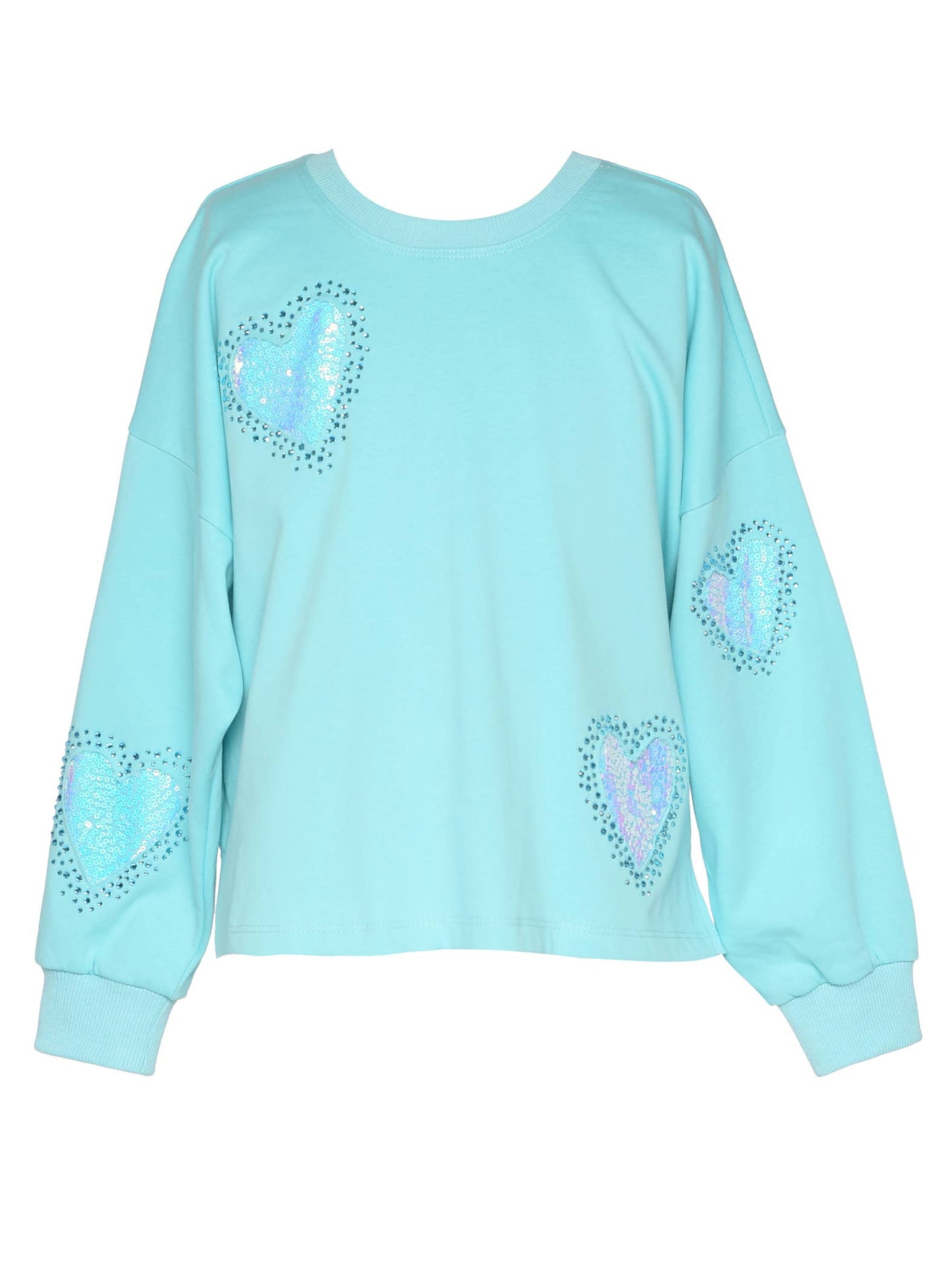 Girls Rhinestone Heart Set