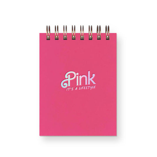 Pink Lifestyle Mini Jotter Notebook- Hot Pink