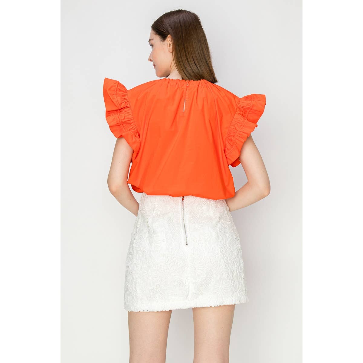 Connor Ruffle Sleeve Top