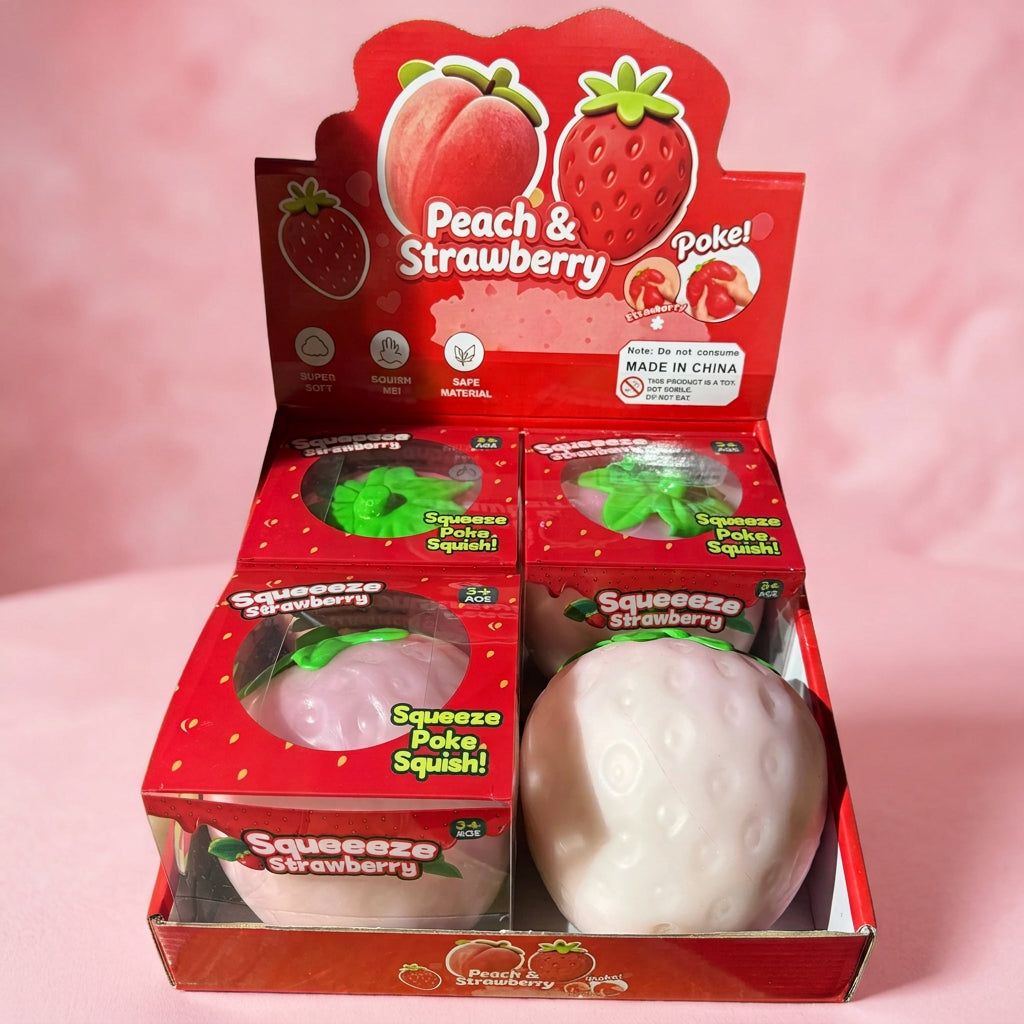 UV Sunlight JUMBO Strawberry Squishy