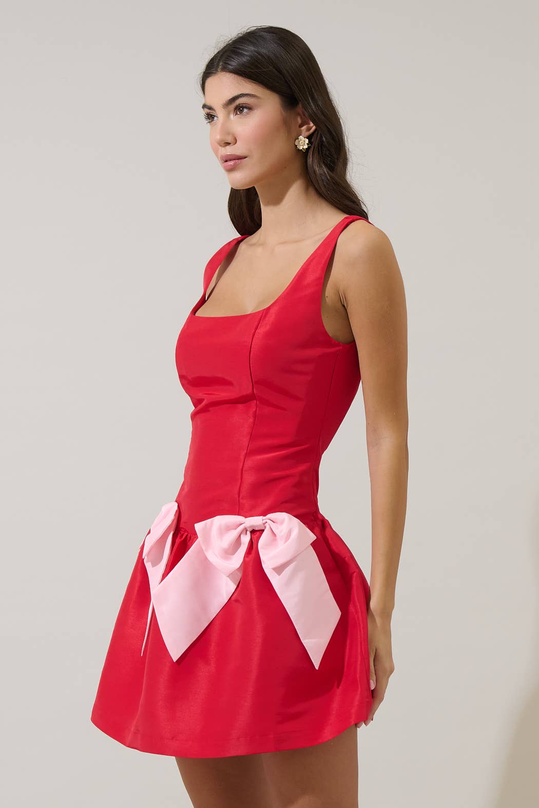 Noretta Bow Mini Dress