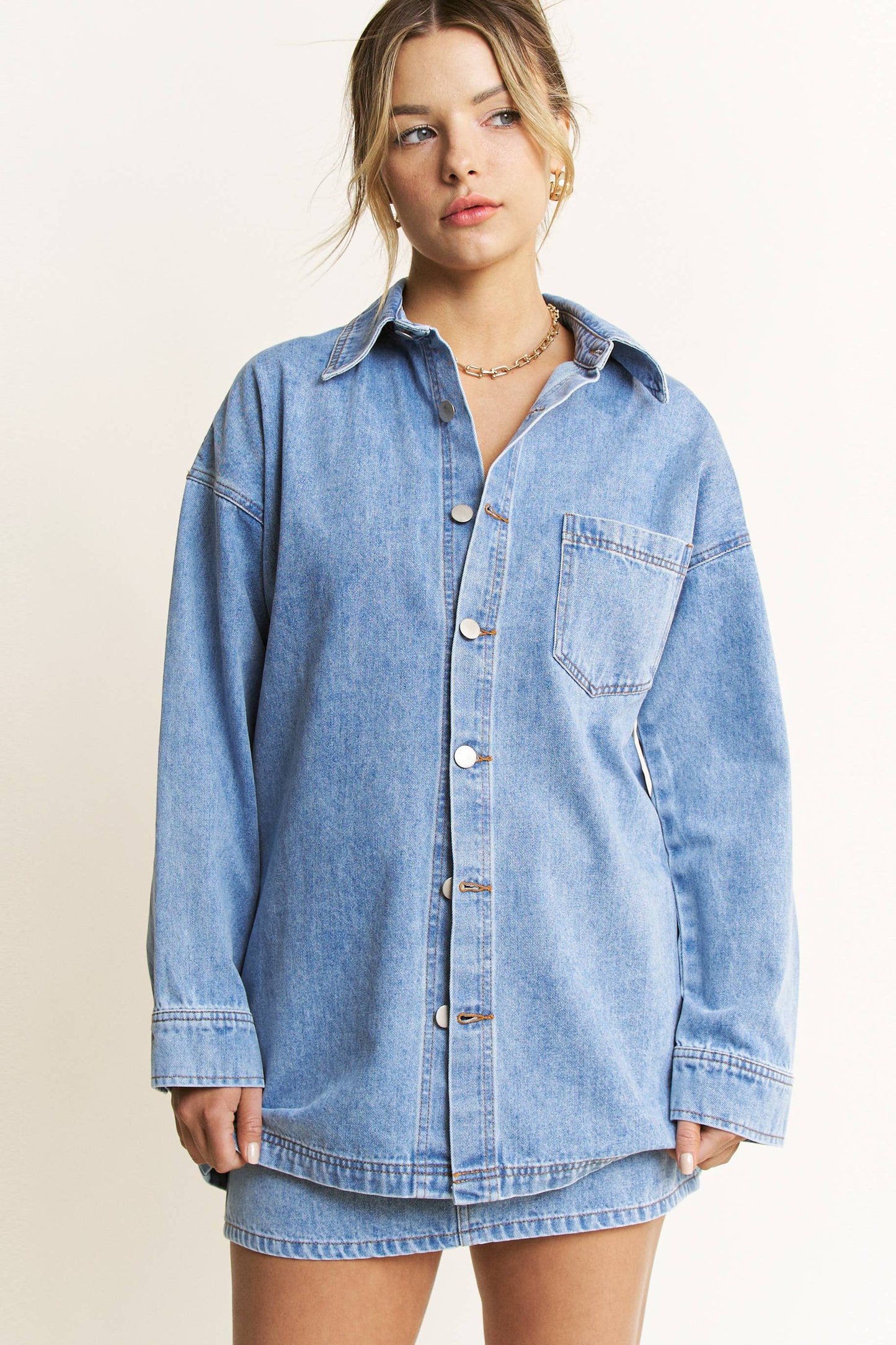 Cooper Denim Shacket