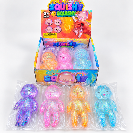 Large Maltose Glitter Natasha Baby Squishy Fidget Toy