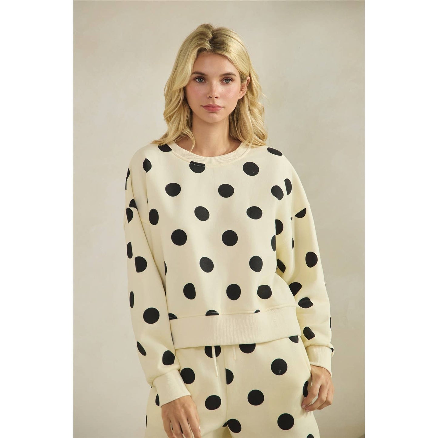 Polka Dot Set- Black