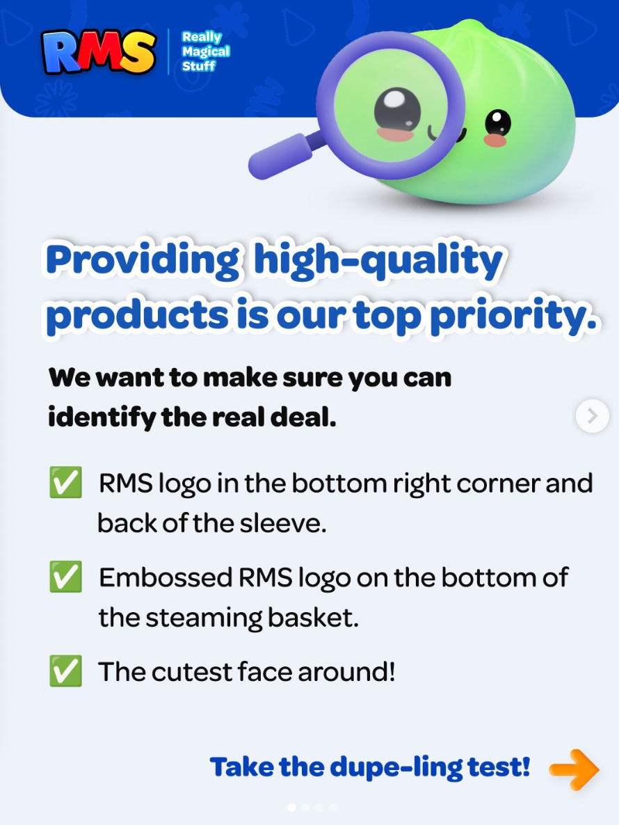 RMS® Crazy Fun™ Mystery Bao Bun – Rare Rainbow Chase- *Final Sale*