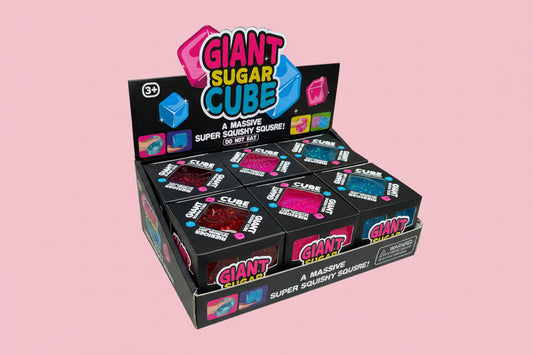 Jumbo Sugar Squeeze Glitter Cube