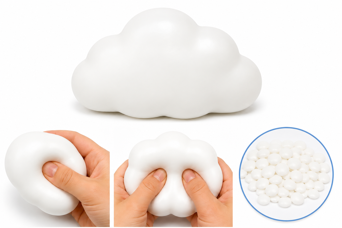 White Cloud Crunchy Squishy
