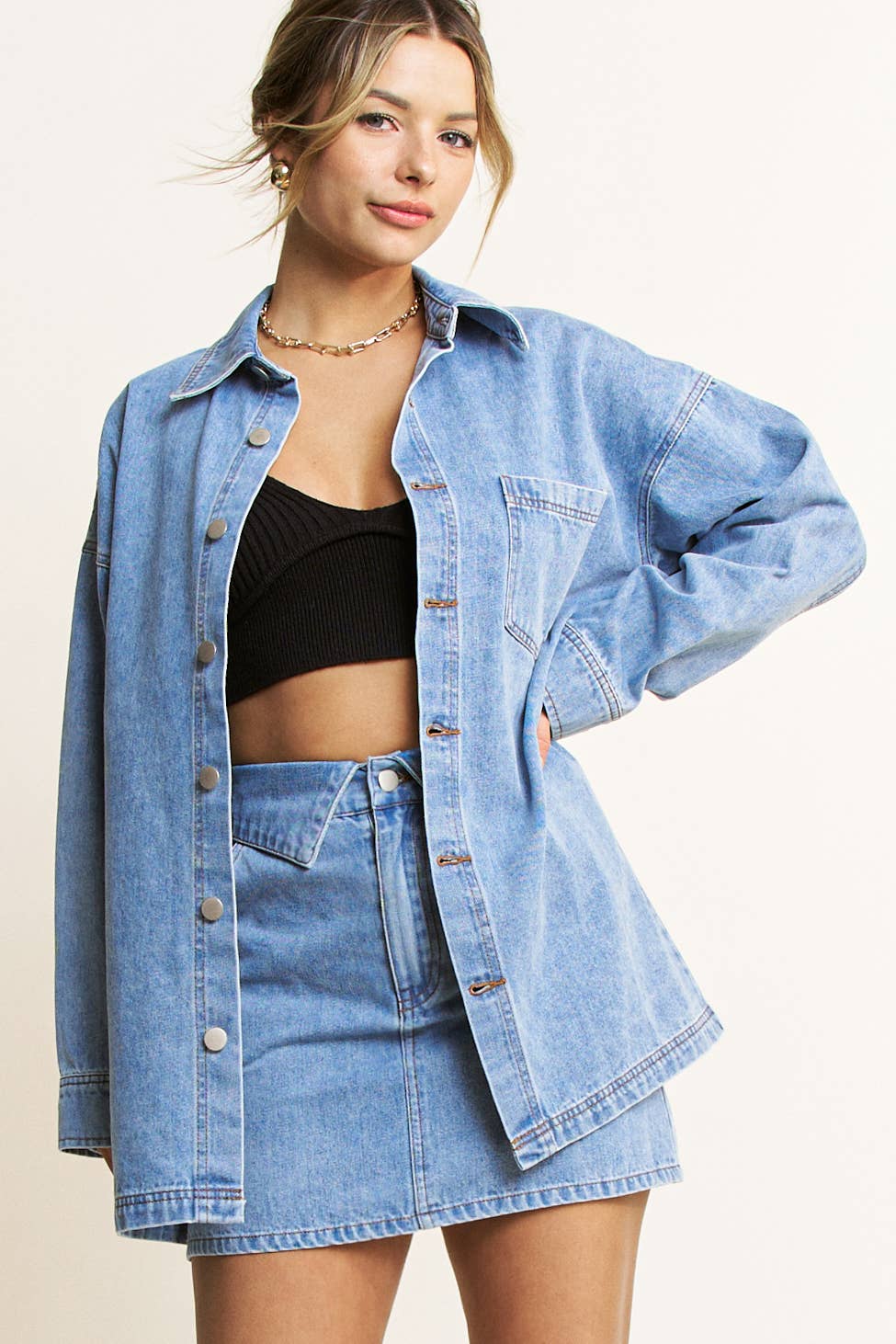 Cooper Denim Shacket