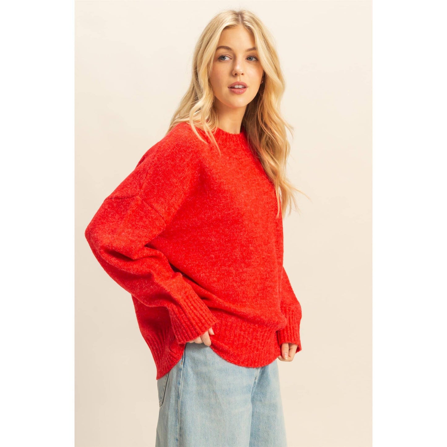 Gumdrop Sweater- Red