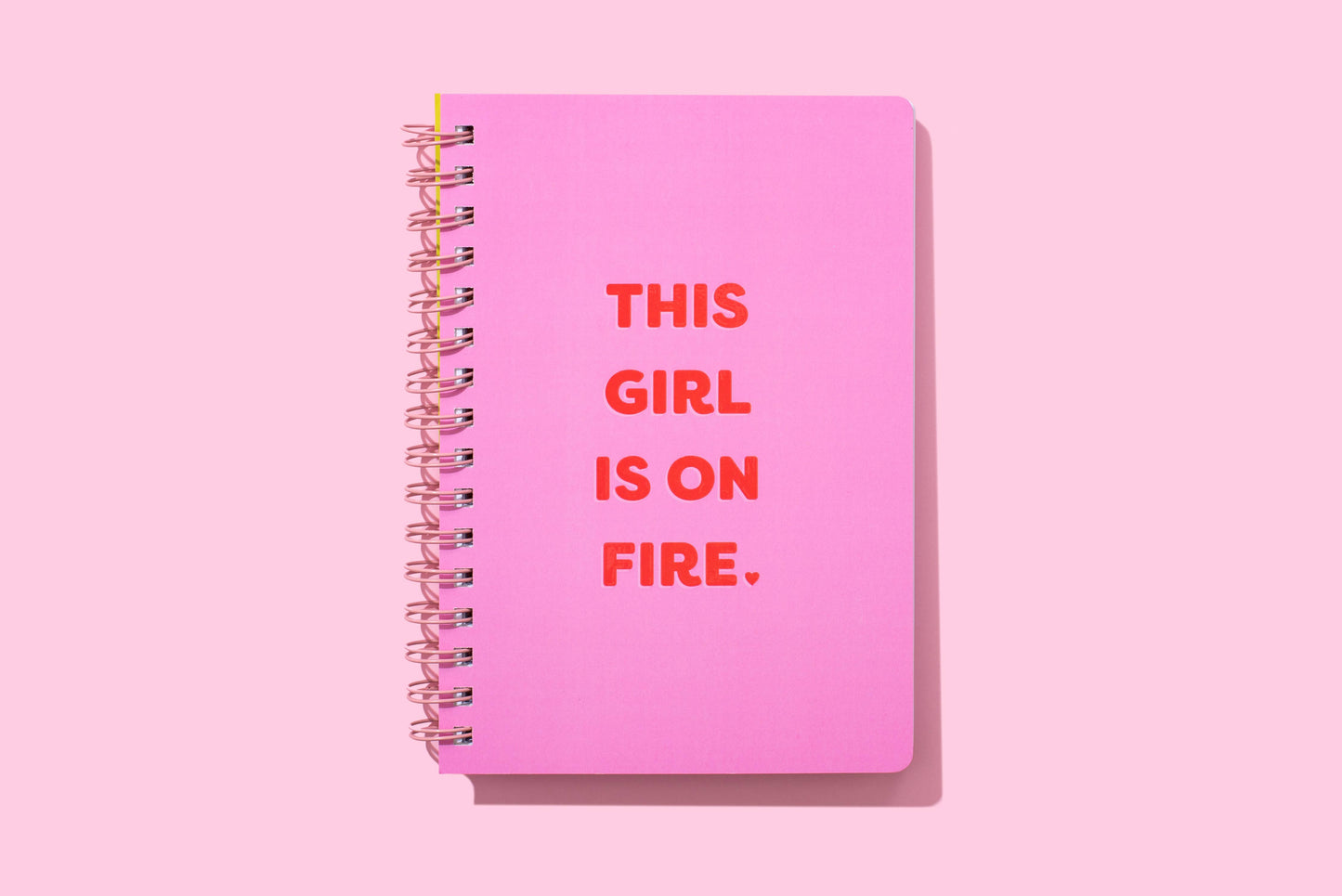 Spiral Notebook - "This Girl is on Fire"