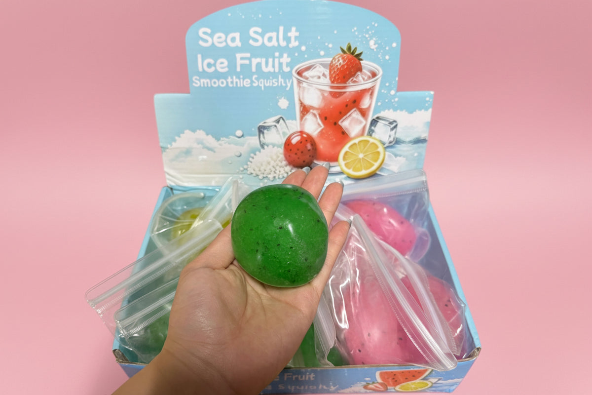 Mixed Fruit Icy Slushy Ball Squishy
