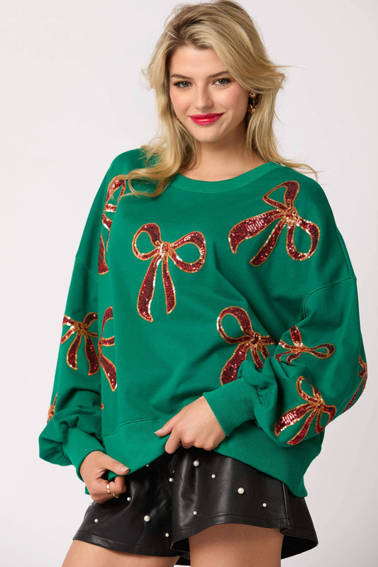 Christmas Bows Sweatshirt