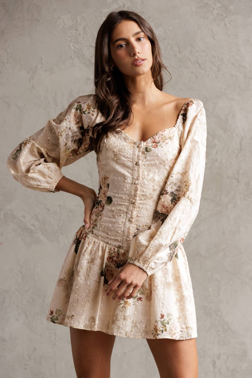 Janice Floral Romper