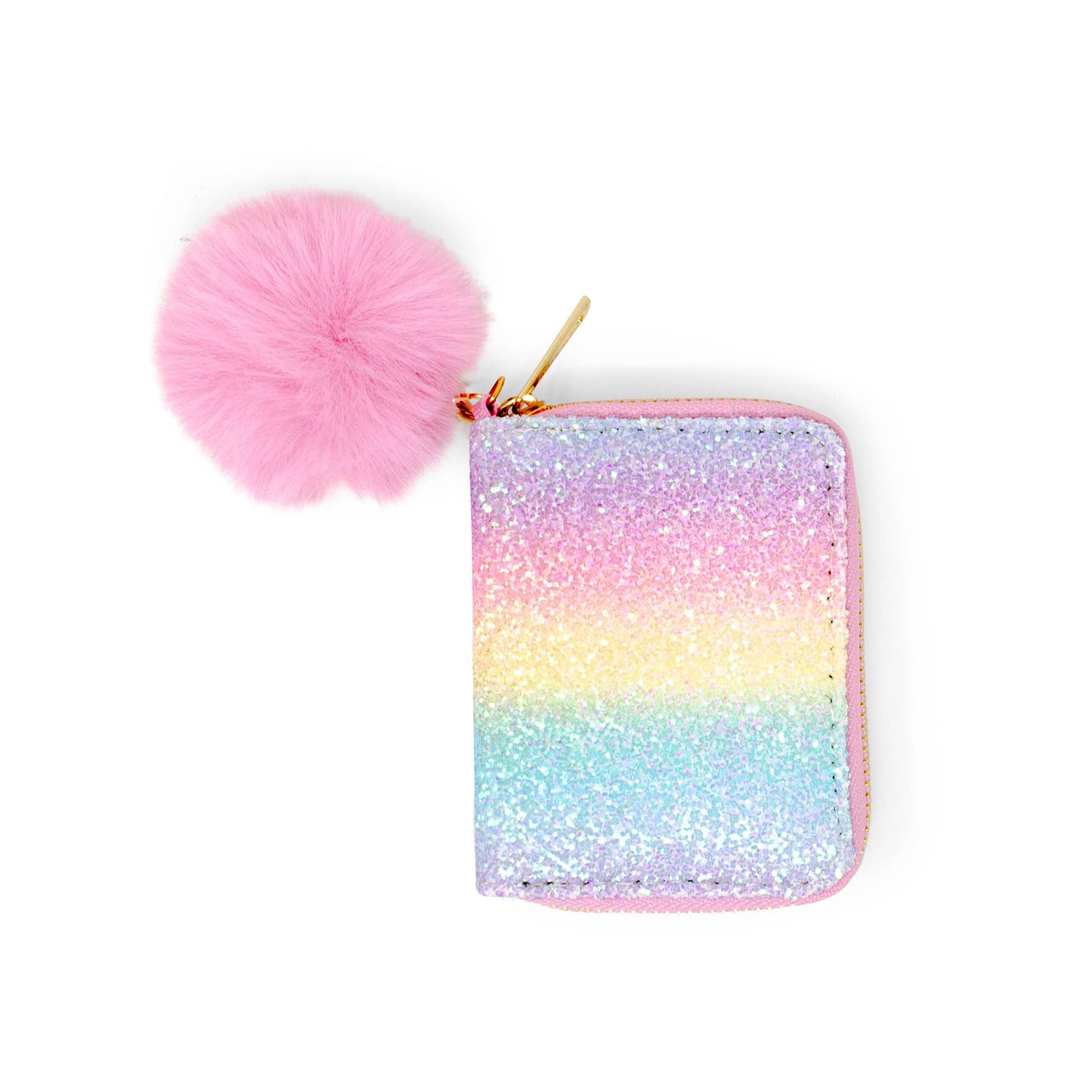 Girls Glitter Rainbow Wallet: Rainbow