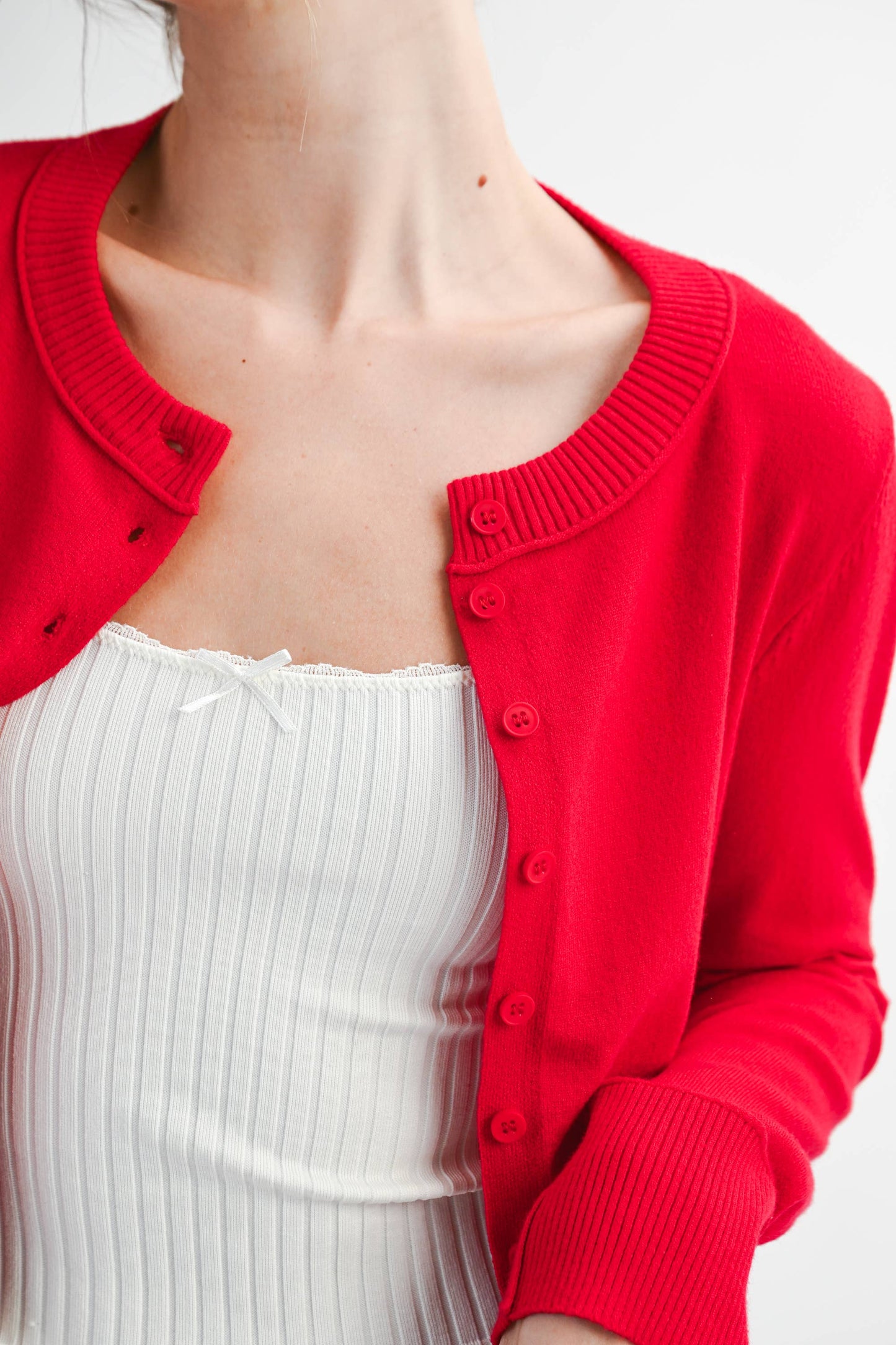 Cherry Button Up Cardigan